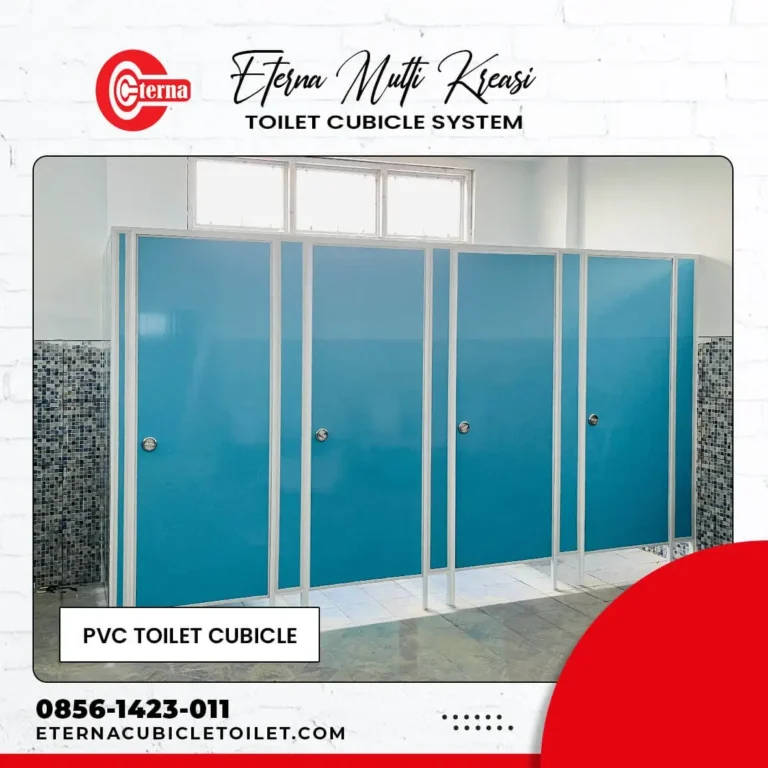 partisi toilet pvc custom ukuran untuk toilet dan kamar mandi